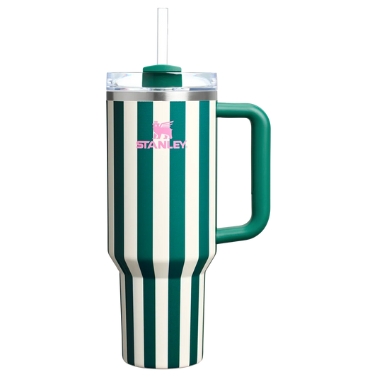 The Quencher H2.0 Flowstate™ Tumbler | 40 OZ - Emerald Cabana Gloss