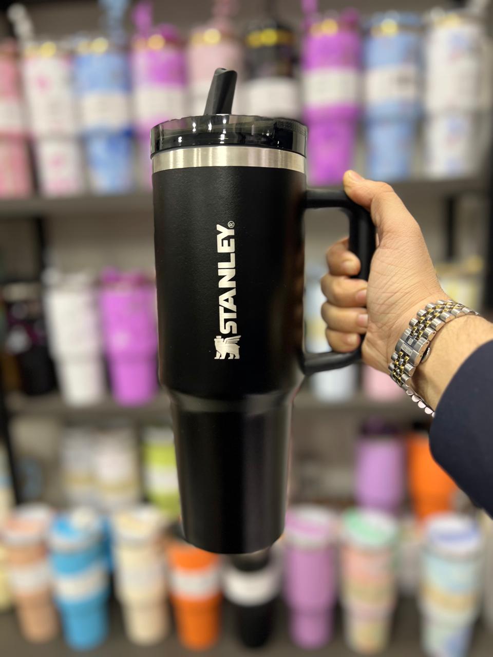 The Quencher ProTour Flip Straw Tumbler | 40 OZ - Black