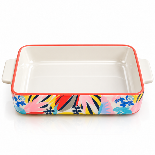 Danny Home Ceramic Bakeware Dish – 30.5 × 17.5 × 5.5 cm