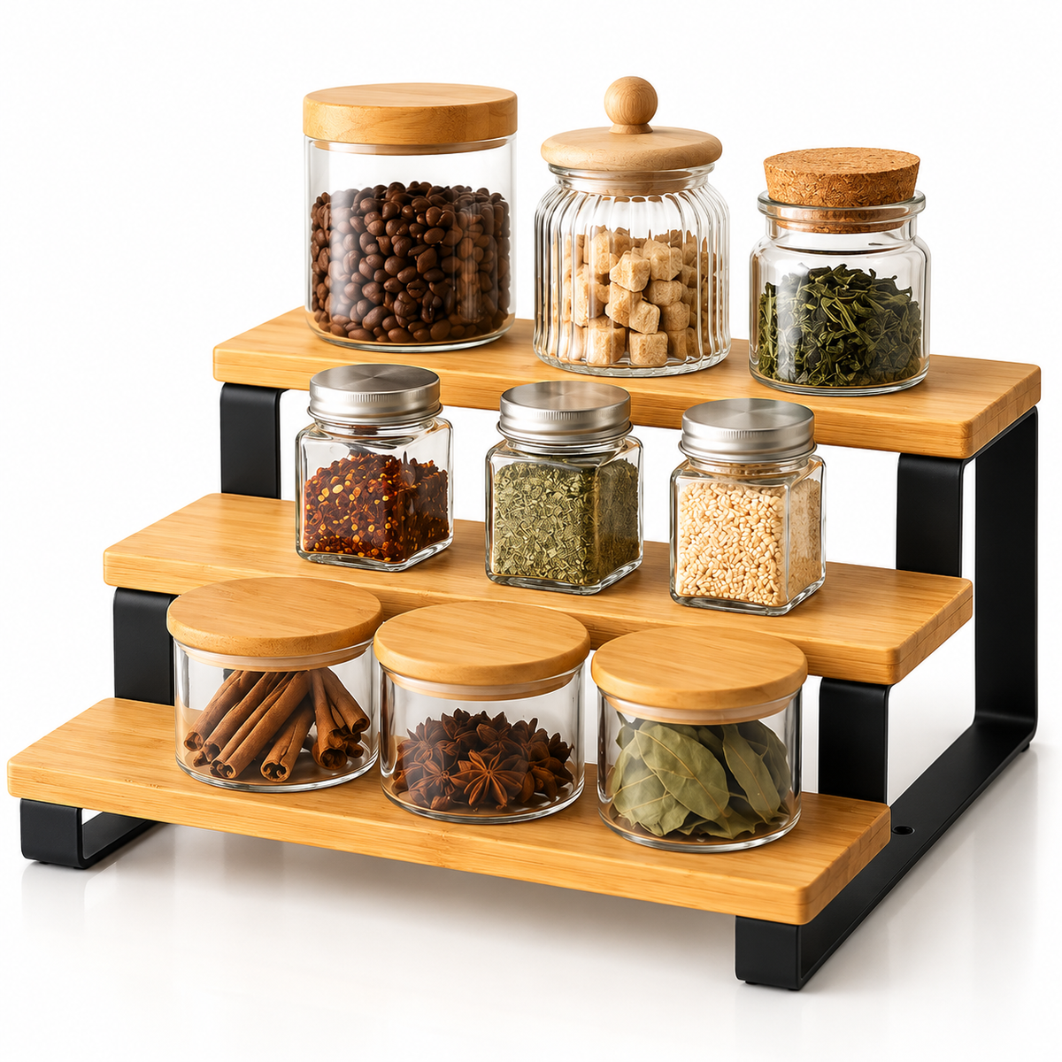 Multipurpose 3 Step Wooden Stand