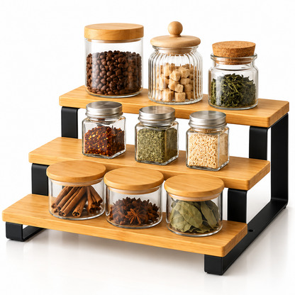 Multipurpose 3 Step Wooden Stand