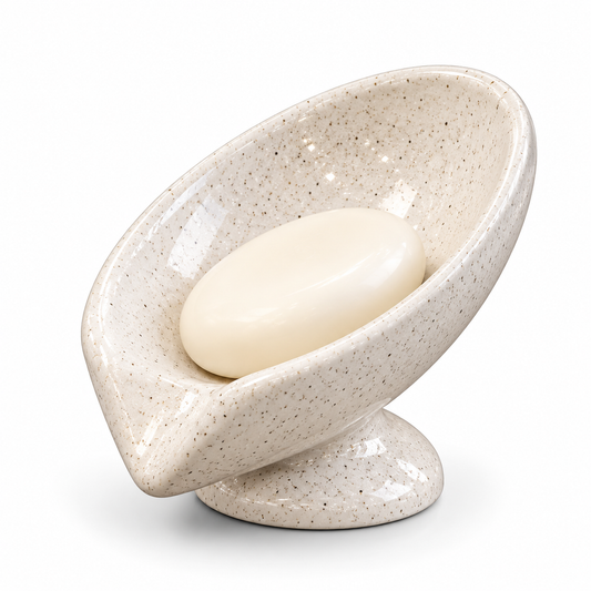 Brilliant Luxury White Granite Soap Dish