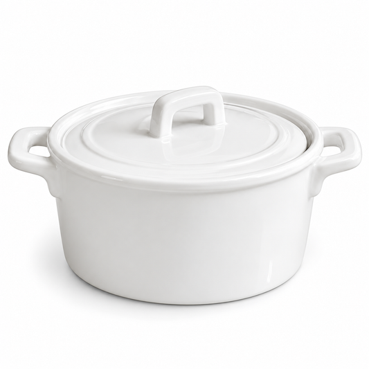 Danny Home Porcelain Casserole with Lid – 1.2L