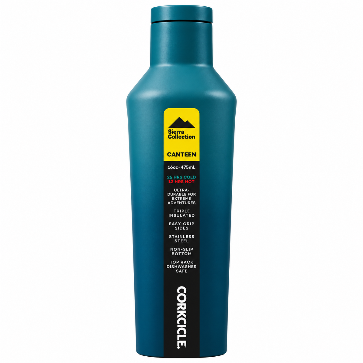 Corkcicle Sierra Peak Stainless Steel Water Bottle – 16oz