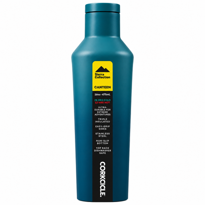Corkcicle Sierra Peak Stainless Steel Water Bottle – 16oz