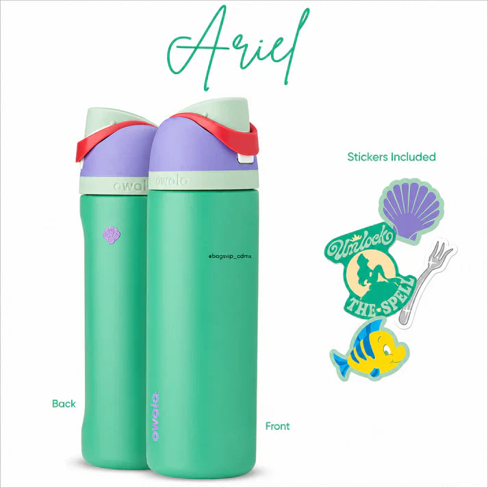 Owala 24oz Disney Princess Edition Insulated Water Bottle – Limited Collection