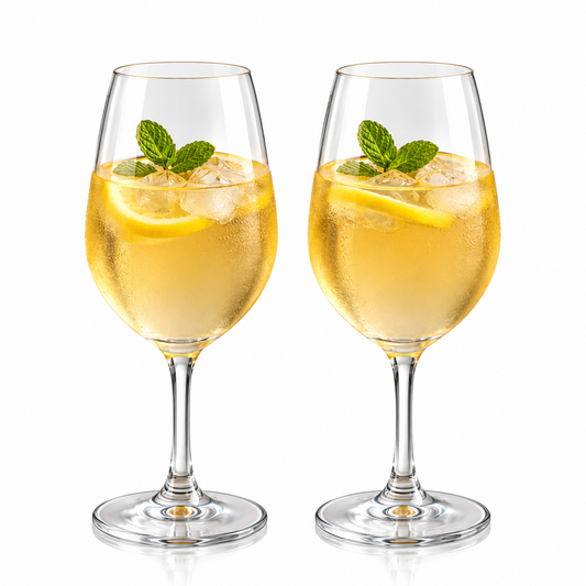 Danny Home Crystal Stem Glass Set – 2 Pcs