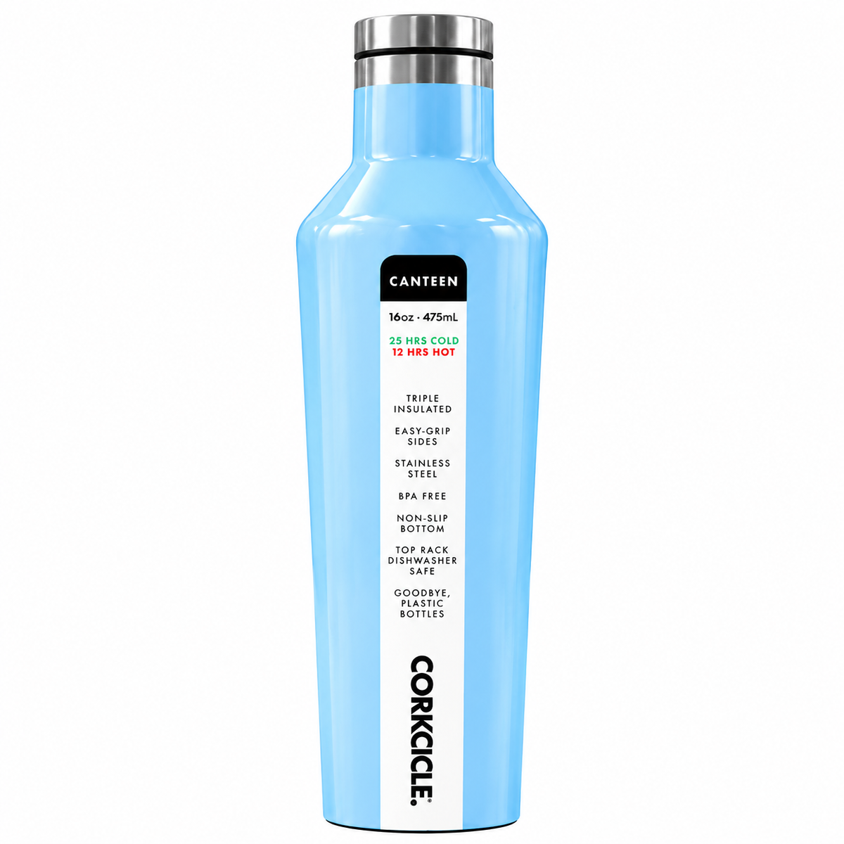 Corkcicle Sky Breeze Stainless Steel Water Bottle – 16oz