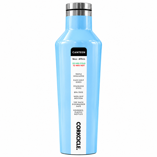 Corkcicle Sky Breeze Stainless Steel Water Bottle – 16oz