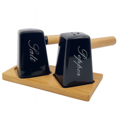 Hammered Style Salt & Pepper Set