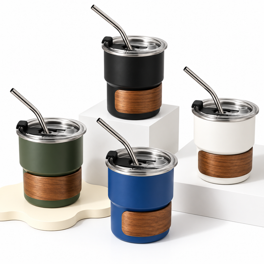 500ml Outdoor Anti-scald Beer Cup Coffee Mug With Lid