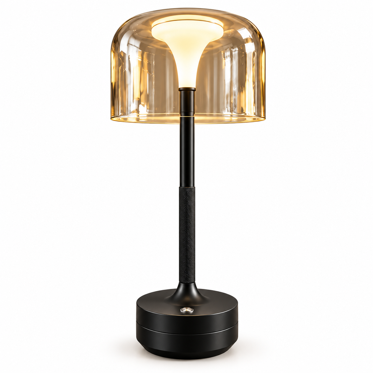 Midnight Aura Glass Table Lamp