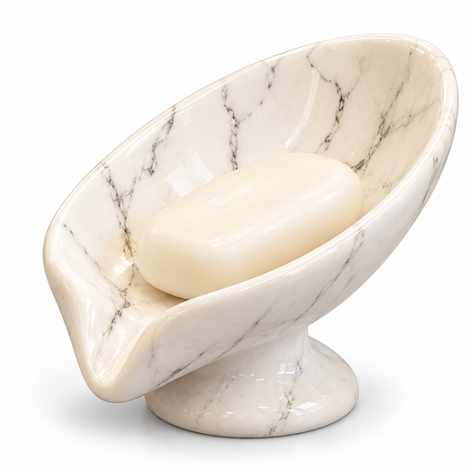 Brilliant Luxury White Marble Soap Dish