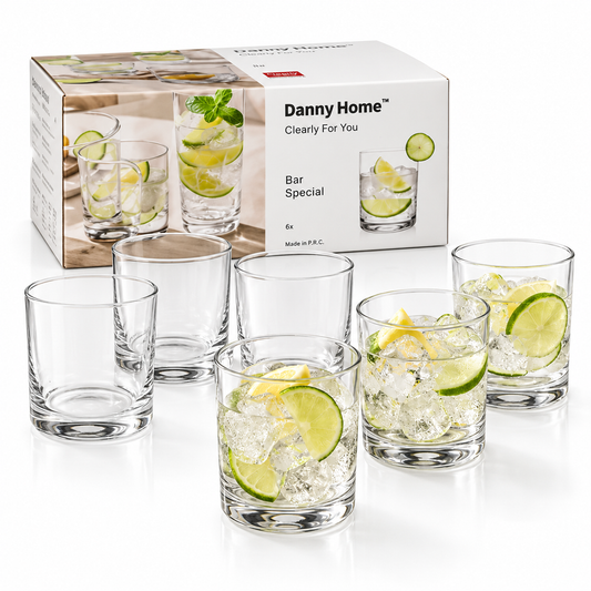 Danny Home Short Whisky Glasses 6pcs 410ml