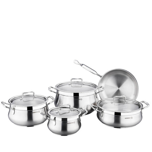 Korkmaz Estima 9 Pcs Cookware Set