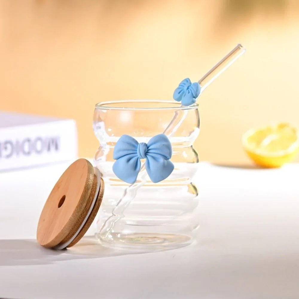 Nordic Ripple Bow Bubble Glass