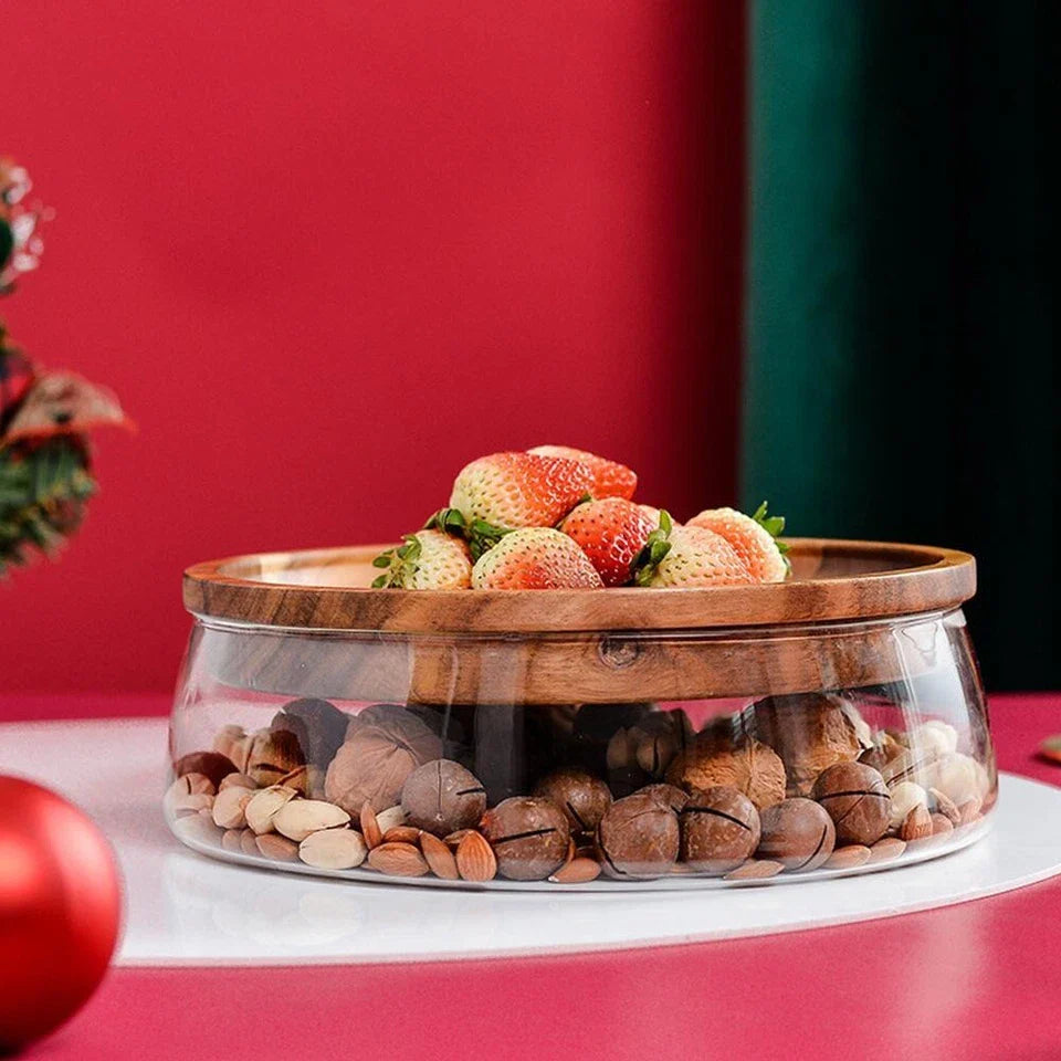 Premium Airtight Glass Storage Bowl