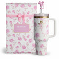 The Stanley x LoveShackFancy Quencher | 40 OZ | Ribbon Rosa - Gift Box