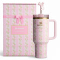 The Stanley x LoveShackFancy Quencher | 40 OZ | Blooming Heirloom  - Gift Box
