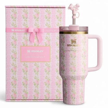 The Stanley x LoveShackFancy Quencher | 40 OZ | Blooming Heirloom  - Gift Box
