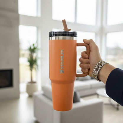 The Quencher ProTour Flip Straw Tumbler | 40 OZ - Orange