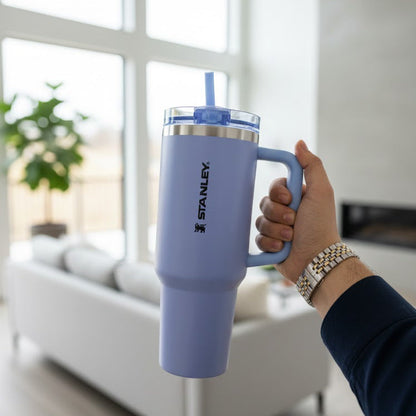 The Quencher ProTour Flip Straw Tumbler | 40 OZ - Blue