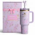 The Stanley x LoveShackFancy Quencher | 40 OZ | Happy Thoughts - Gift Box
